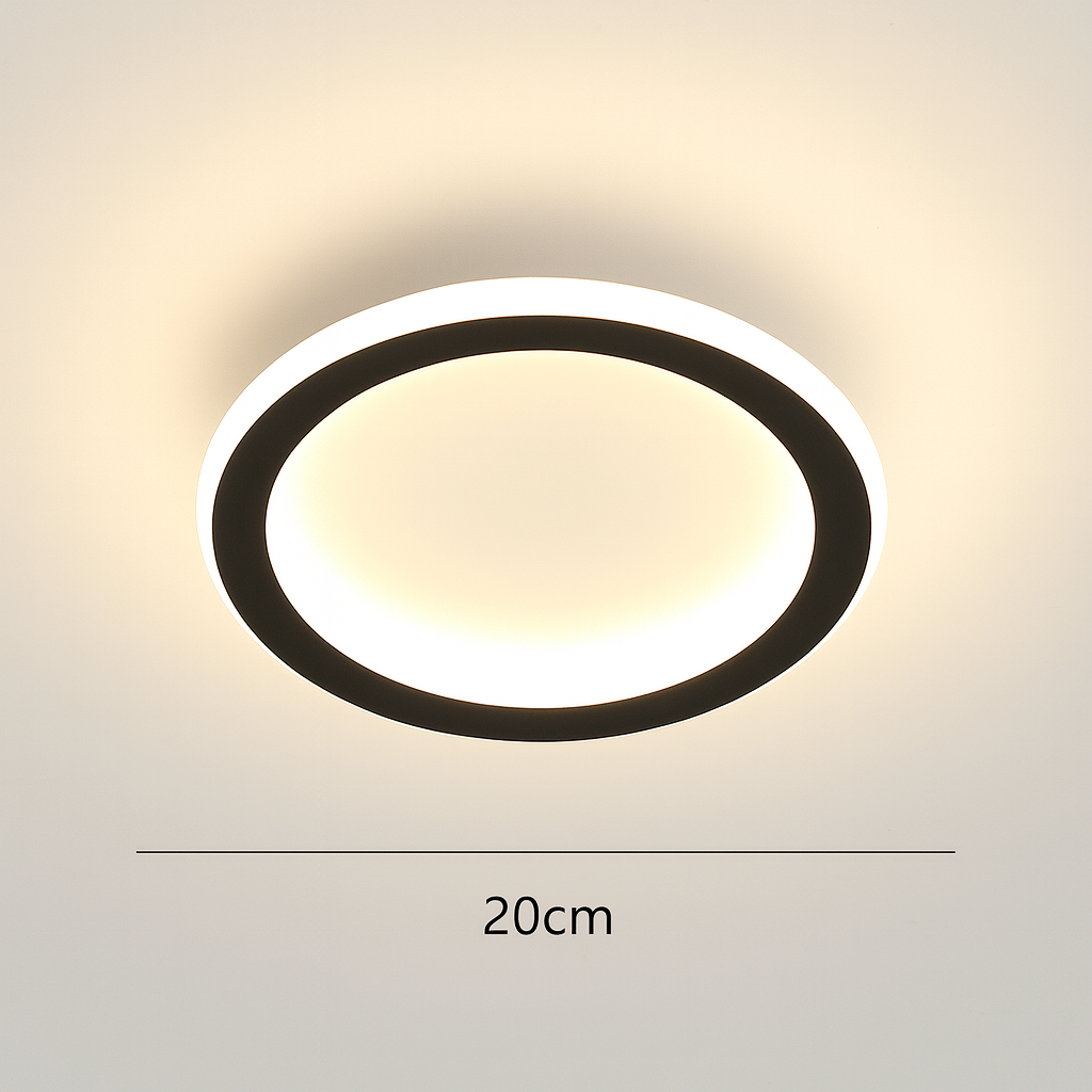 Modern Acrylic Flush Mount Ceiling Light for Living Room — Greenwich Home & Living