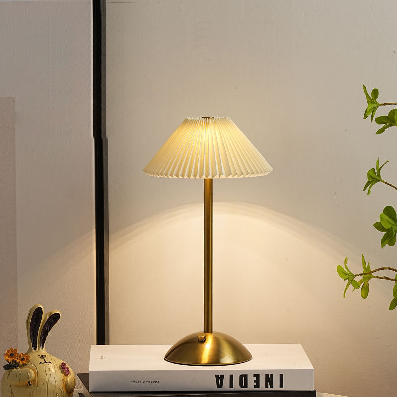 Modern Metal Cordless Table Lamp With Stepless Dimming — Greenwich Home & Living
