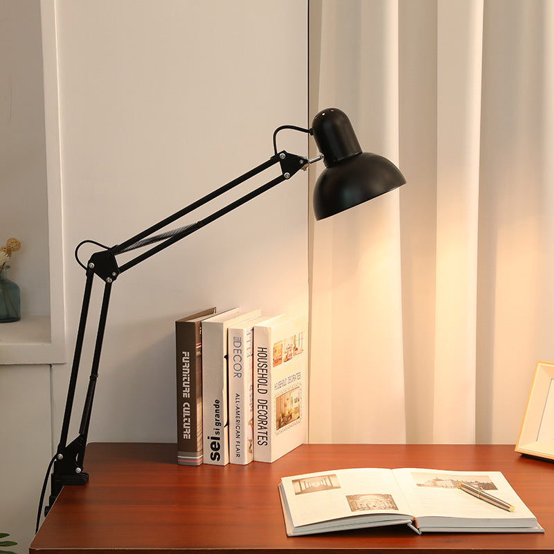 Modern Metal Table Lamp With Daylight LED for Home Office in Black — Greenwich Home & Living