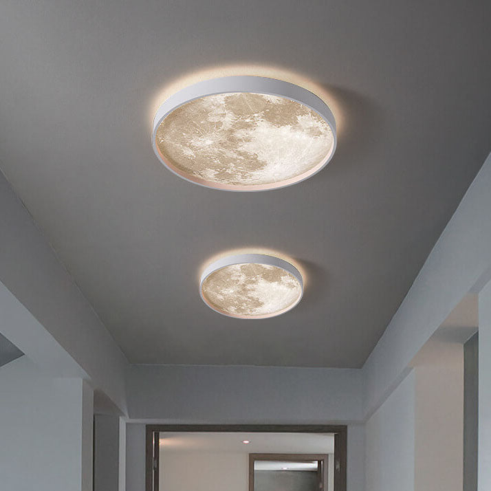 Modern Metal Flush Mount Ceiling Light With Remote Dimming — Greenwich Home & Living