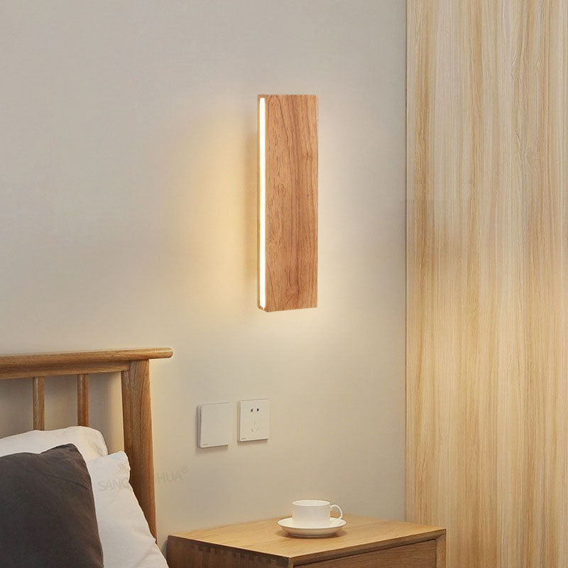 Scandinavian Wood Wall Sconce for Living Room and Bedroom — Greenwich Home & Living