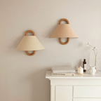 Modern Wood Wall Sconce With Warm LED Glow — Greenwich Home & Living