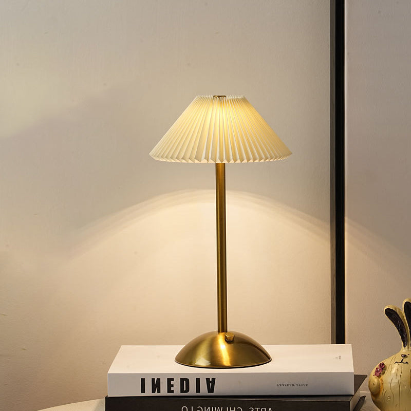 Modern Metal Cordless Table Lamp With Stepless Dimming — Greenwich Home & Living