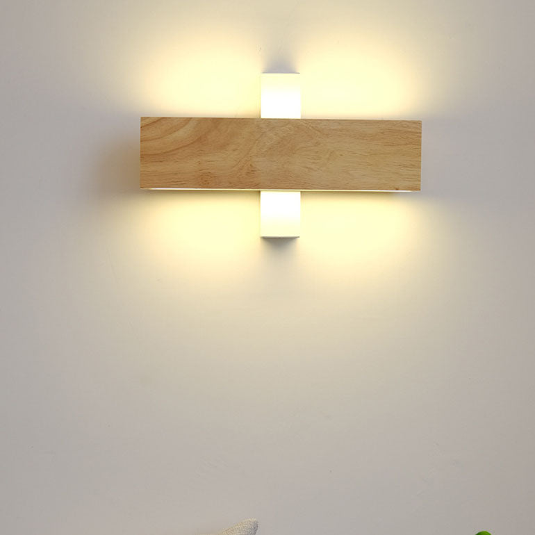Scandinavian Wood Wall Sconce for Living Room and Bedroom — Greenwich Home & Living