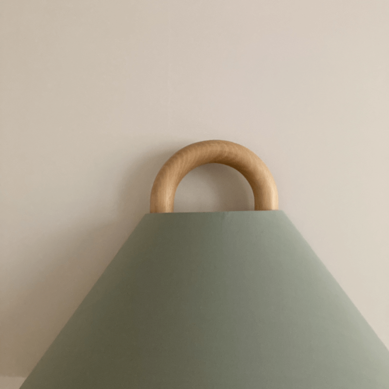Modern Wood Wall Sconce With Warm LED Glow — Greenwich Home & Living