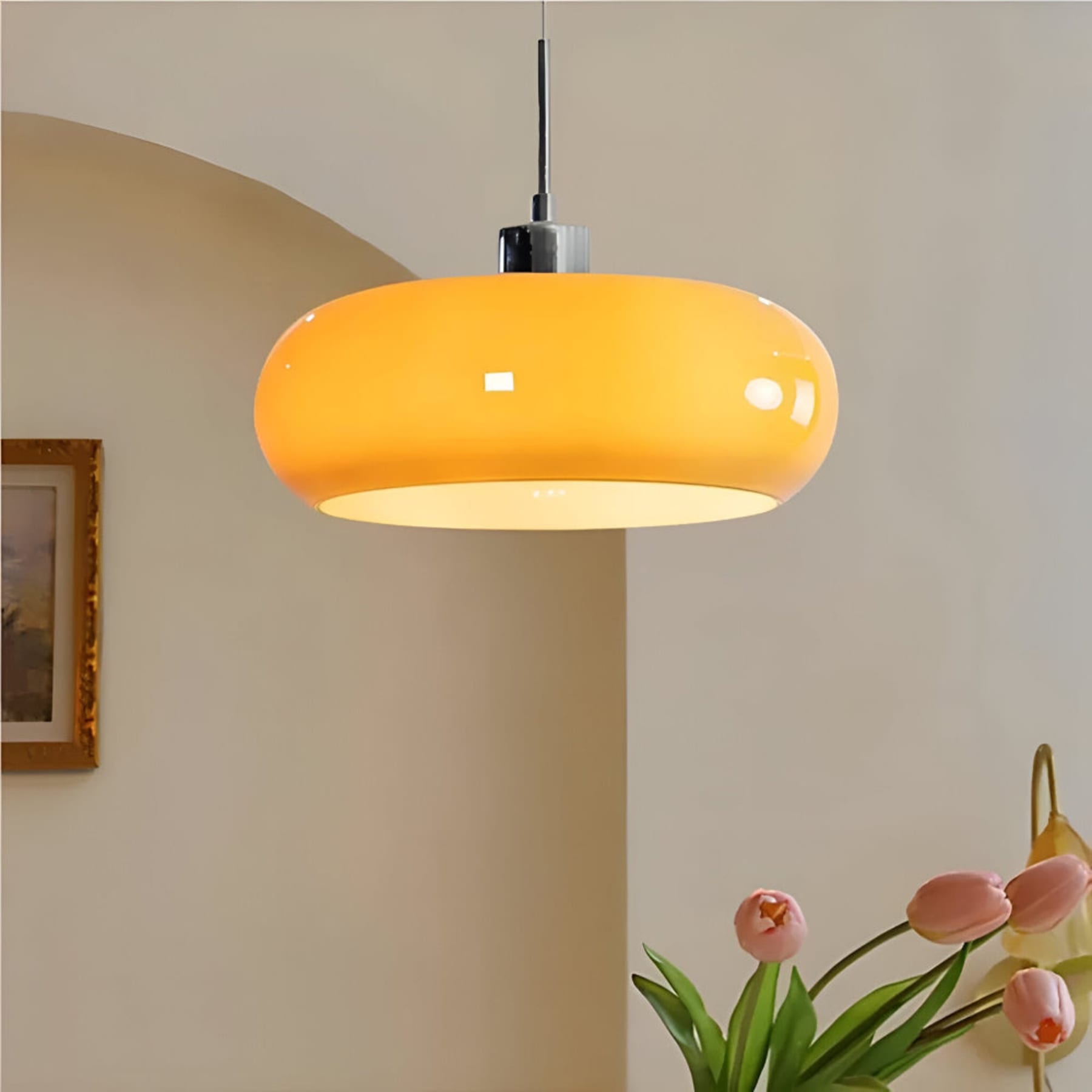 Retro Glass Pendant Light for Living and Dining Rooms — Greenwich Home & Living