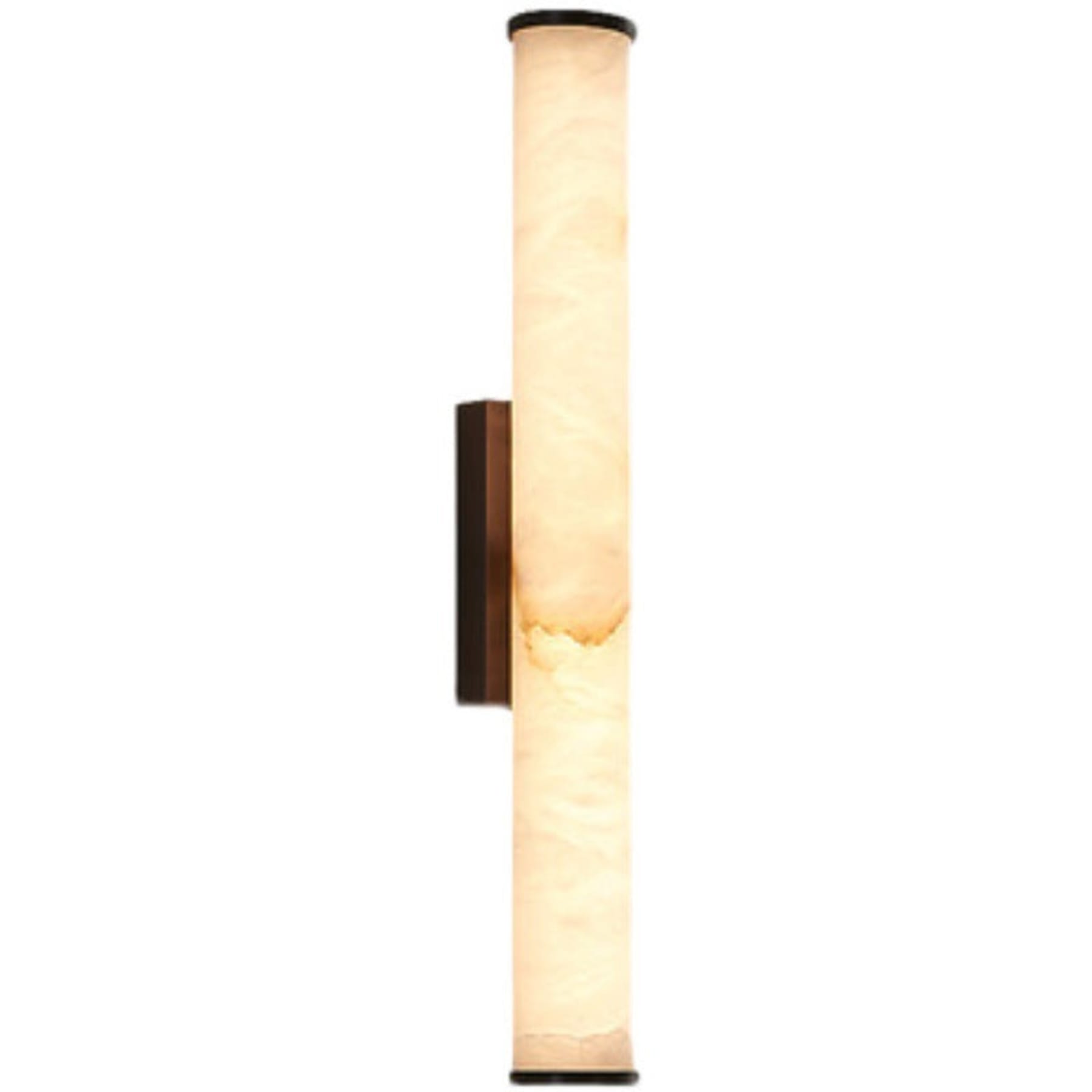Contemporary Copper and Marble Wall Light for Living Room and Bedroom in Black — Greenwich Home & Living