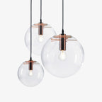 Modern Glass Pendant Light With Warm White Glow for Dining Room — Greenwich Home & Living