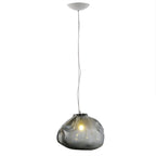 Contemporary Glass Pendant Light With Warm White Glow for Living & Dining Rooms — Greenwich Home & Living