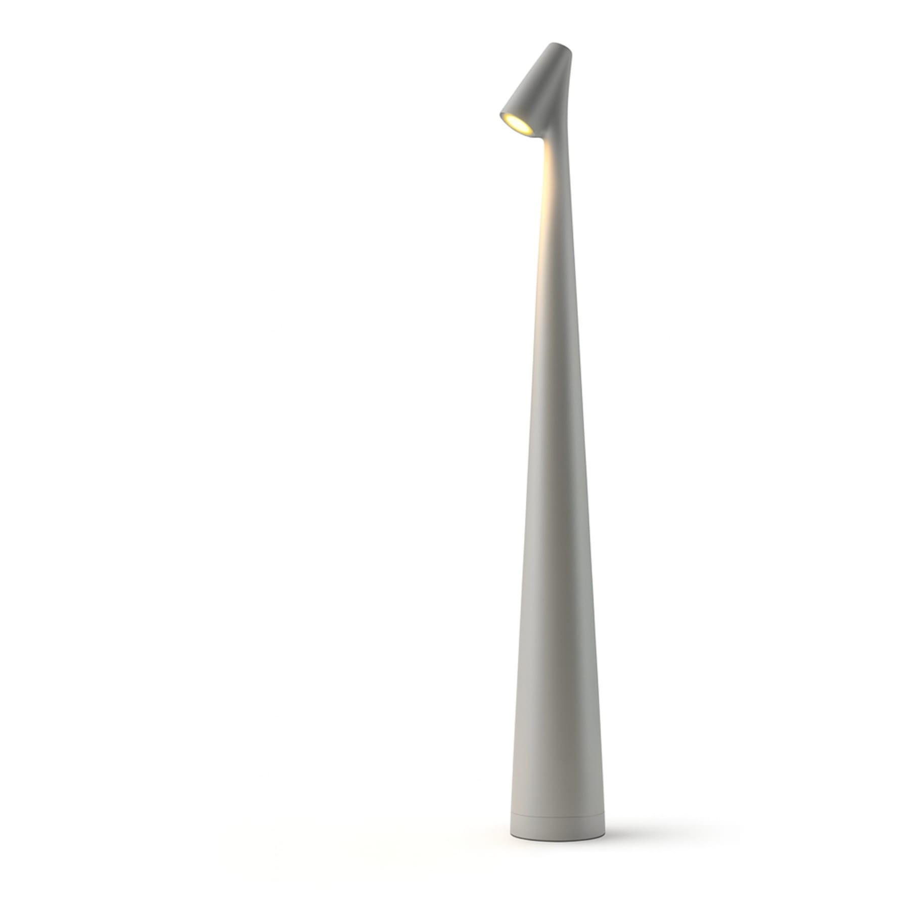 Minimalist Rechargeable Table Lamp With Tri-Color Dimming in Gray — Greenwich Home & Living