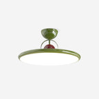Retro Iron and Acrylic Semi-Flush Ceiling Light With Dimmable Color — Greenwich Home & Living