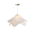 Contemporary Fabric Pendant Light With Dimmable Color Options for Living Room in Warm Light (3000K) — Greenwich Home & Living