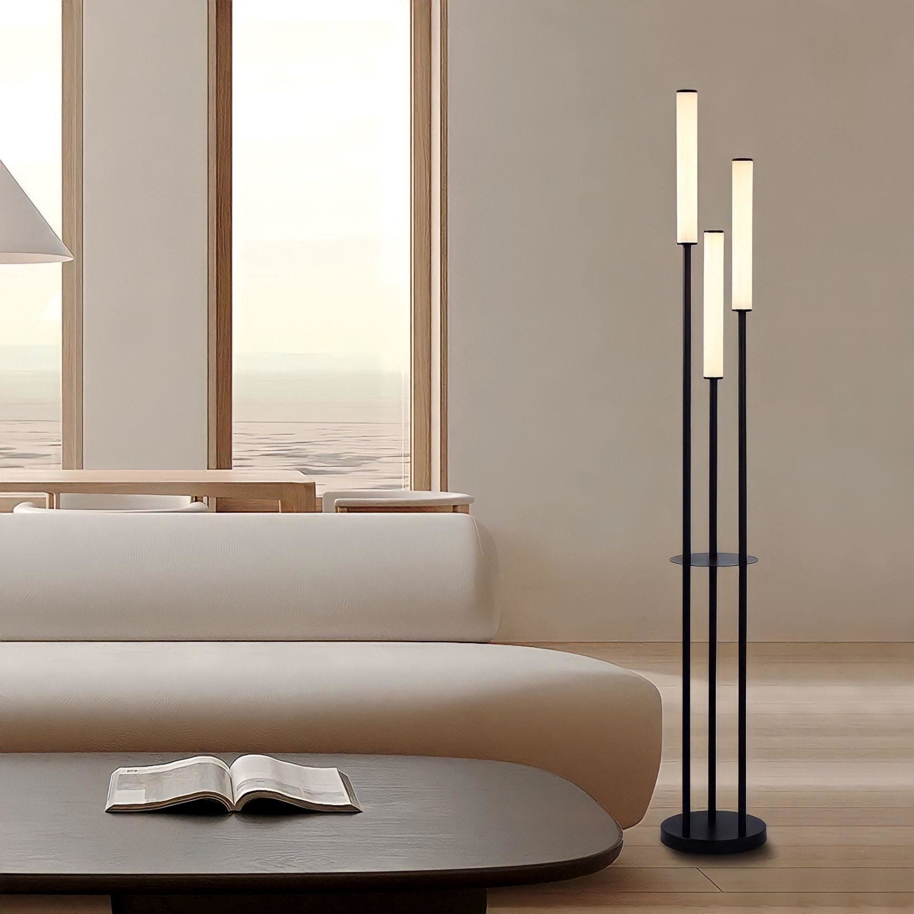 Minimalist Metal Floor Lamp for the Living Room — Greenwich Home & Living