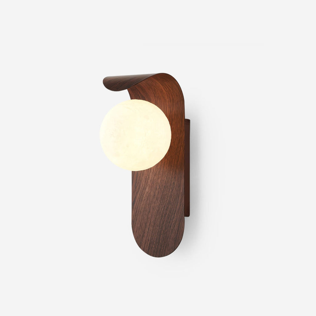 Minimalist Wood Wall Light With Tri-Color Changing Glow — Greenwich Home & Living