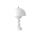 Modern Matte Metal Table Lamp for Living Room and Bedroom in White — Greenwich Home & Living
