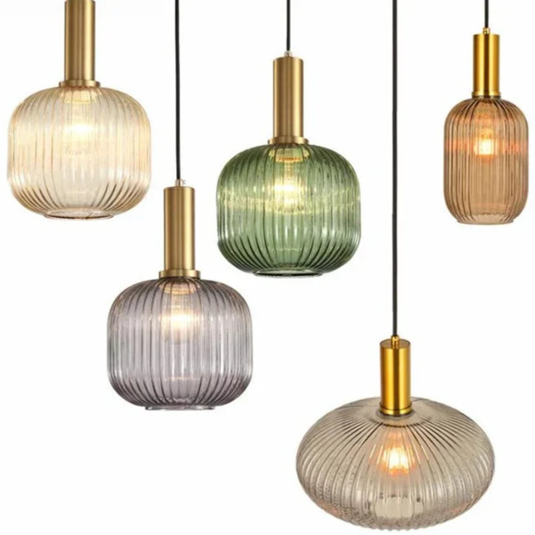 Contemporary Glass Pendant Light for Living and Dining Rooms — Greenwich Home & Living