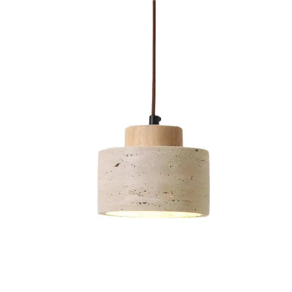 Scandinavian Iron Pendant Light With Tri-Color Light for Kitchen and Dining Room in Wood — Greenwich Home & Living