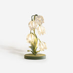 Contemporary Glass Table Lamp With USB Power for Living Room and Bedroom — Greenwich Home & Living
