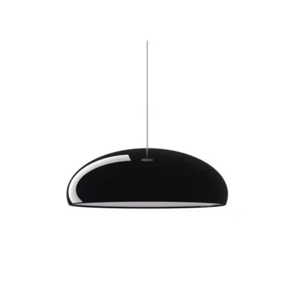 Minimalist Wrought Iron Pendant Light With Tri-Color Light for Living Room in Black — Greenwich Home & Living