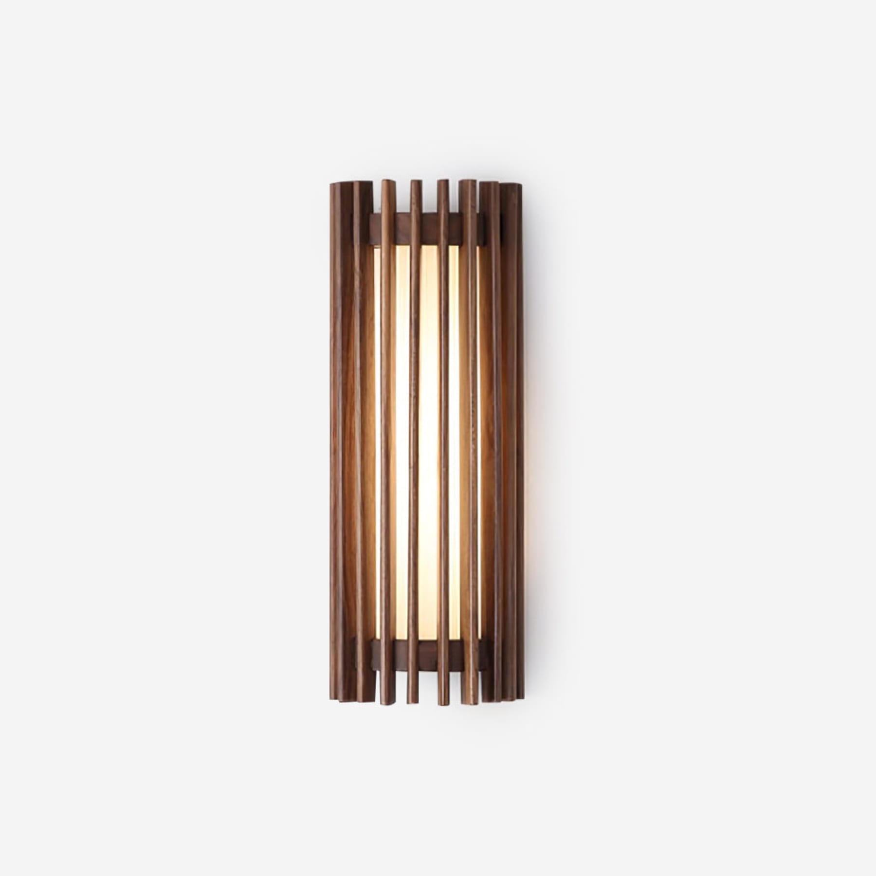 Contemporary Acrylic and Wood Wall Light With Tri-Color Lighting — Greenwich Home & Living
