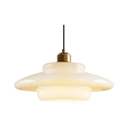 Retro Glass Pendant Light With Warm White Bulb Included for Dining Room — Greenwich Home & Living