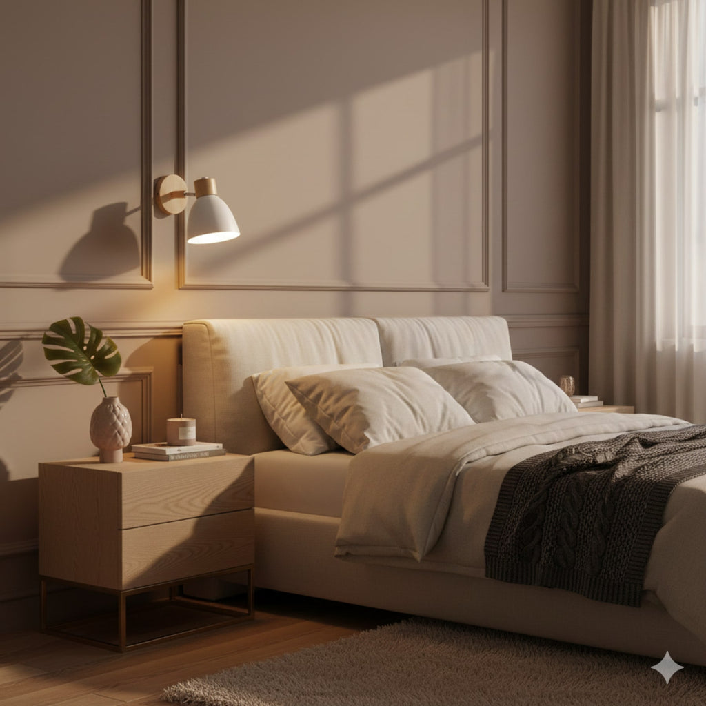 Scandinavian Wood Wall Light for Living Room and Bedroom — Greenwich Home & Living