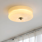 Retro Glass Flush Mount Ceiling Light With Adjustable Color Temperature — Greenwich Home & Living