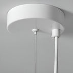 Minimalist Resin Pendant Light With Selectable Light Colors for Living Room — Greenwich Home & Living