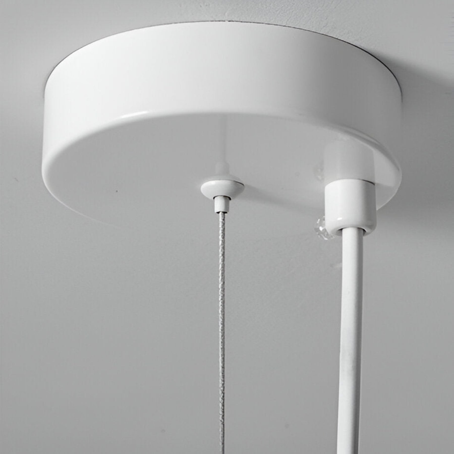 Minimalist Resin Pendant Light With Selectable Light Colors for Living Room — Greenwich Home & Living