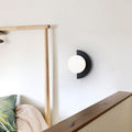 Modern Metal Wall Sconce for Living Room and Bedroom in Black — Greenwich Home & Living