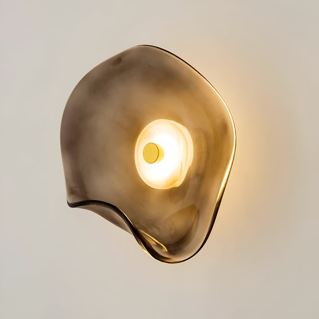 Contemporary Glass Wall Light for Living Room and Bedroom — Greenwich Home & Living