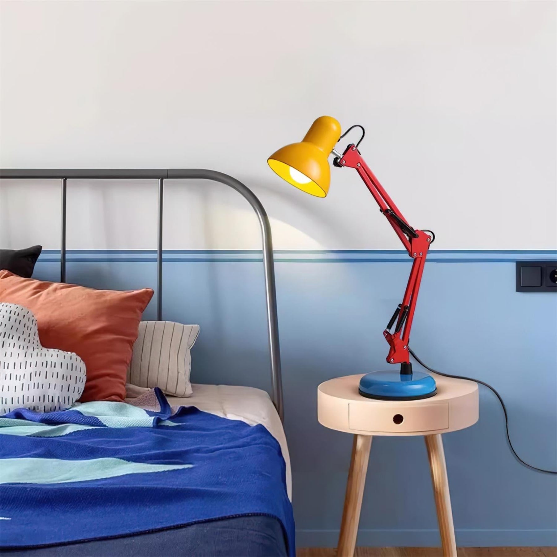 Retro Metal Table Lamp for Home Office and Bedroom — Greenwich Home & Living