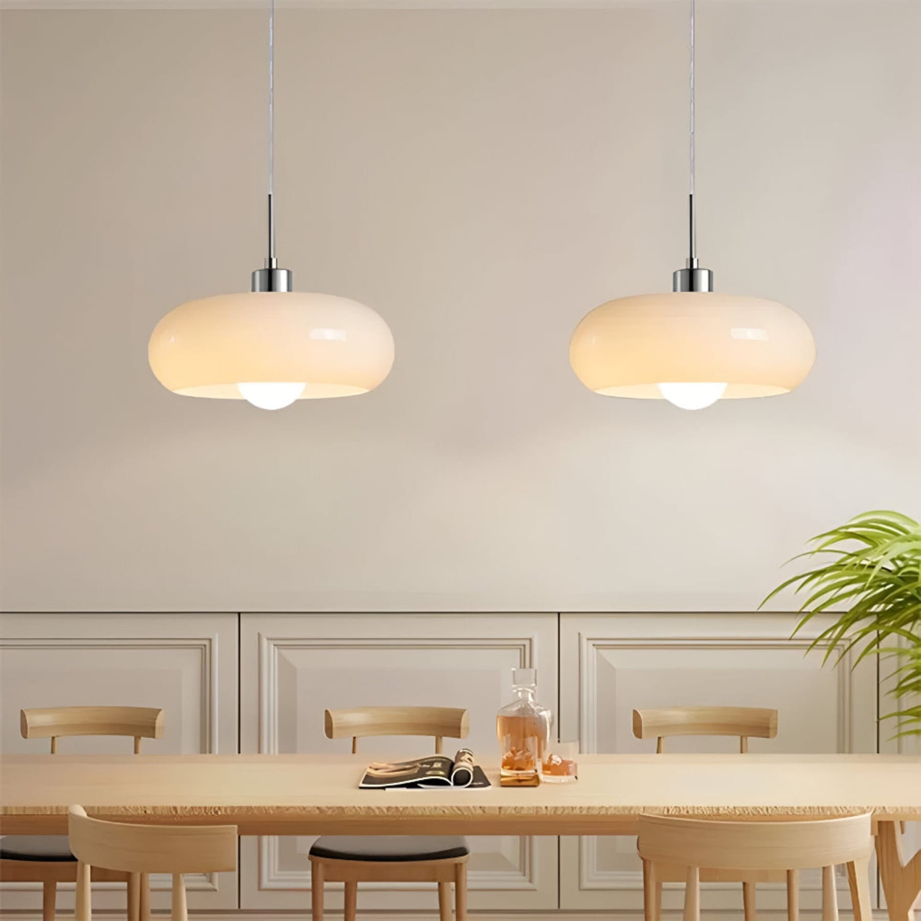 Retro Glass Pendant Light for Living and Dining Rooms — Greenwich Home & Living