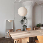 Minimalist Round Lantern Pendant Light With Warm Bulb Included for Living Room — Greenwich Home & Living