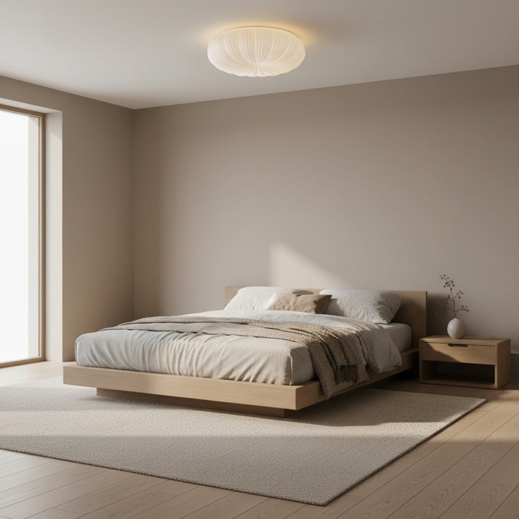 Minimalist Flush Mount Ceiling Light With Tri-Color Light Living Room — Greenwich Home & Living