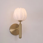 Contemporary Iron and Glass Wall Light With Dual Color Temperature — Greenwich Home & Living