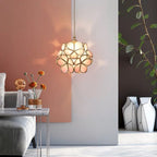 Retro Glass Pendant Light With Warm White Glow — Greenwich Home & Living