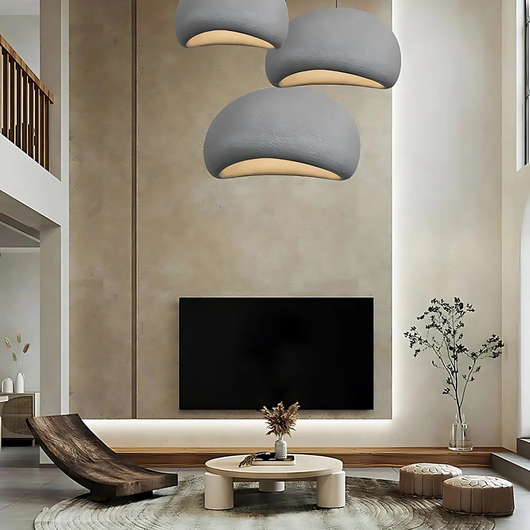 Minimalist Polystyrene Pendant Light for Living Room and Dining Room — Greenwich Home & Living