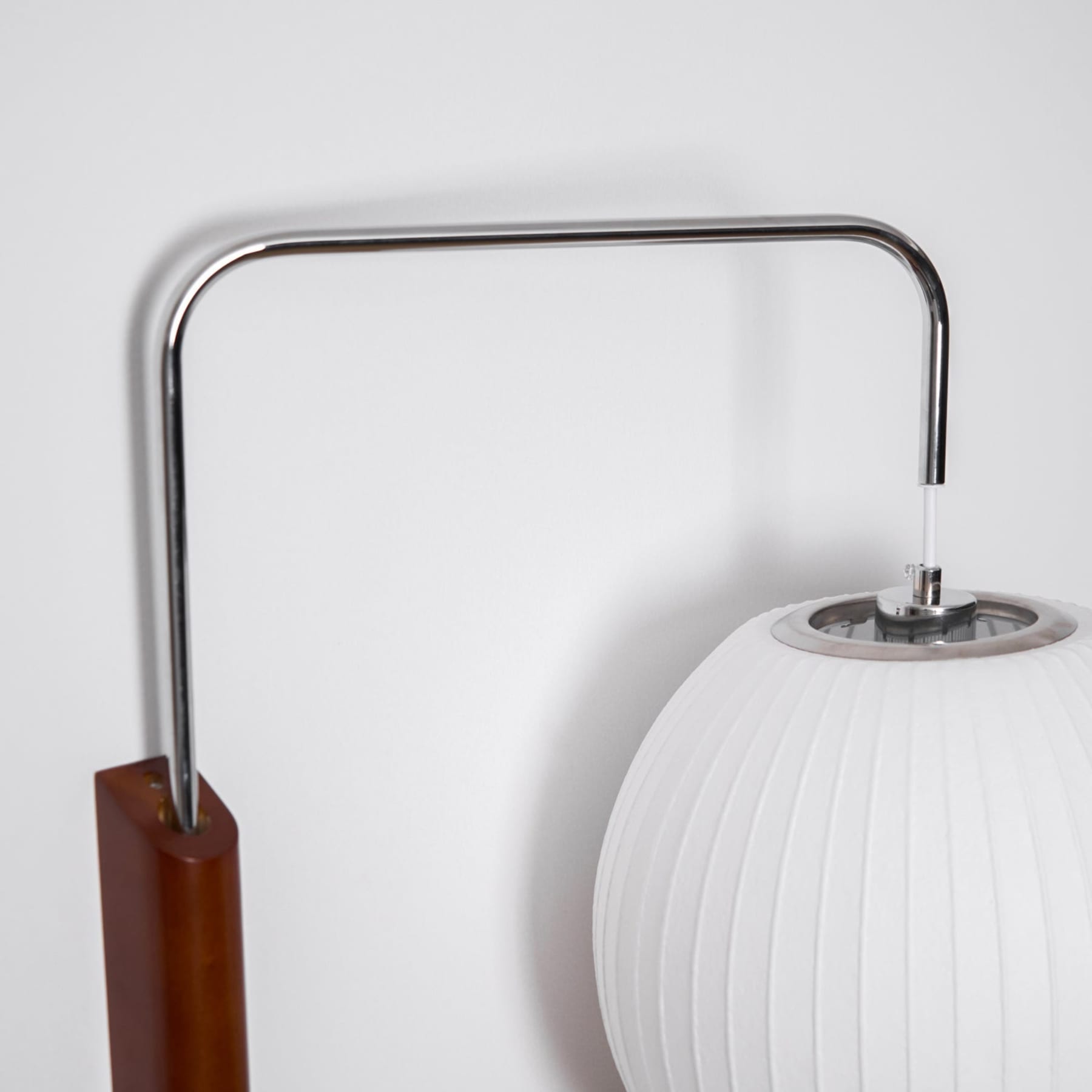 Modern Silk and Walnut Wood Wall Light for Bedroom and Living Room — Greenwich Home & Living