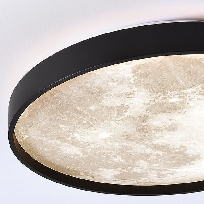 Modern Metal Flush Mount Ceiling Light With Remote Dimming — Greenwich Home & Living