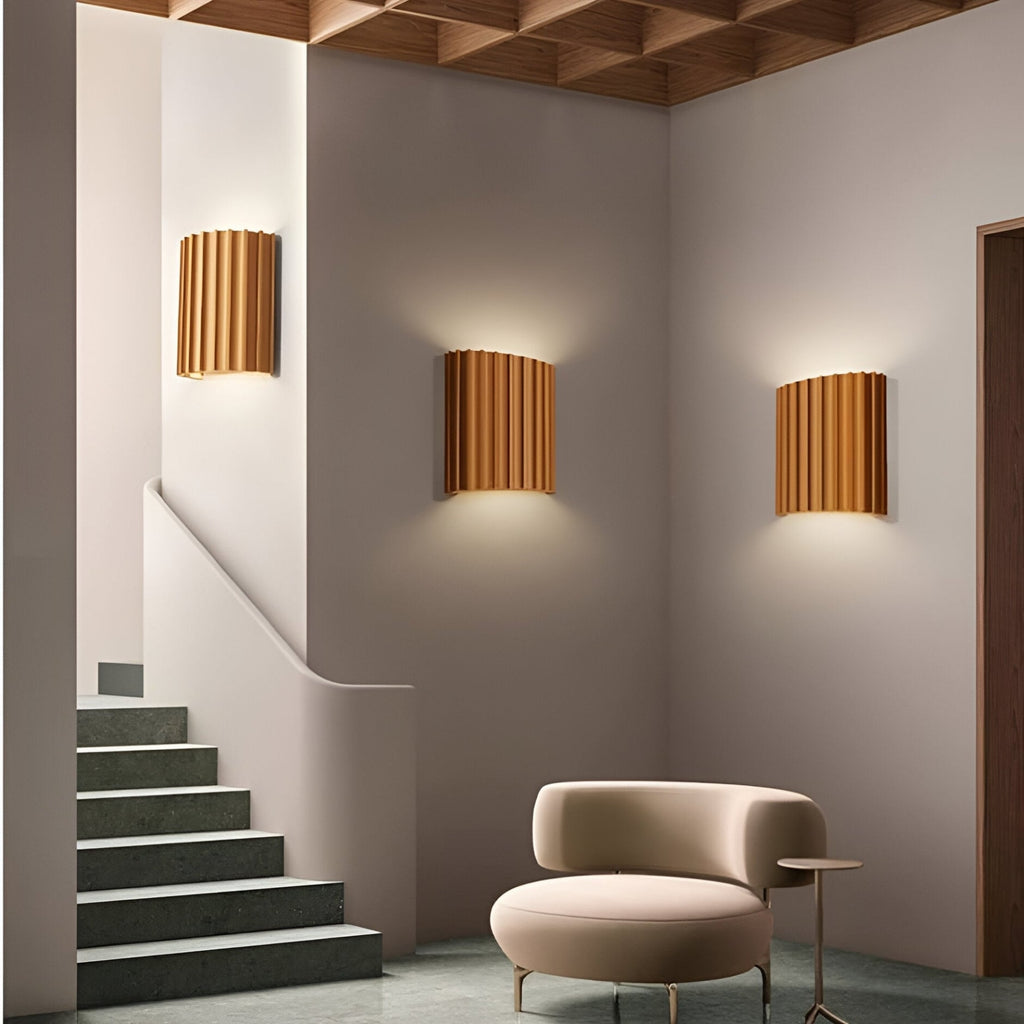 Minimalist Resin Wall Light With Tri-Color Lighting — Greenwich Home & Living