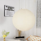 Minimalist Round Lantern Pendant Light With Warm Bulb Included for Living Room — Greenwich Home & Living