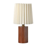 Modern Wood Table Lamp With Warm LED Glow — Greenwich Home & Living