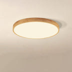 Scandinavian Wood Flush Mount Ceiling Light With Tri-Color Dimming — Greenwich Home & Living