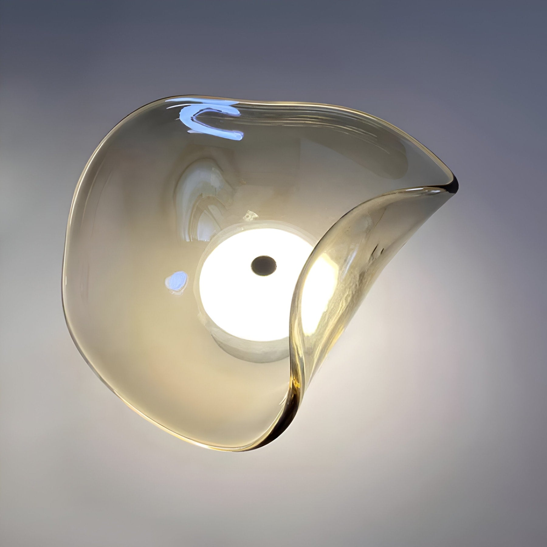 Contemporary Glass Wall Light for Living Room and Bedroom — Greenwich Home & Living