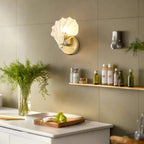 Contemporary Glass Wall Light With Warm Glow for Living Room — Greenwich Home & Living