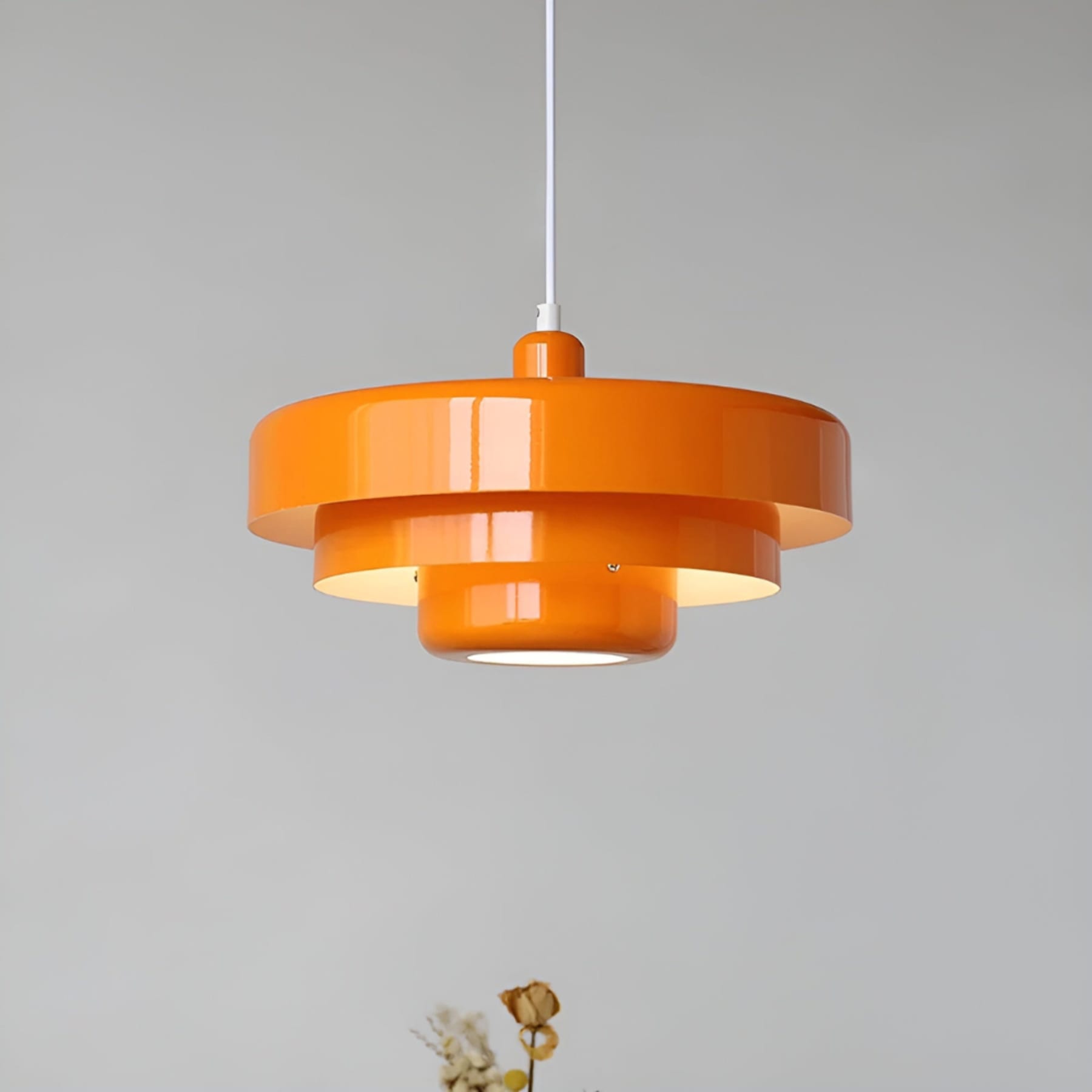 Retro Glass Pendant Light With Warm White Glow For Living And Dining Rooms — Greenwich Home & Living