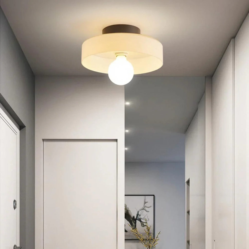 Contemporary Glass Bowl Ceiling Light for Living Room — Greenwich Home & Living