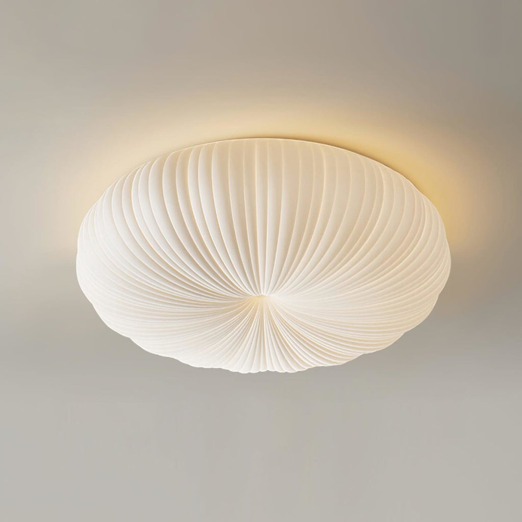 Minimalist Flush Mount Ceiling Light With Tri-Color Light Living Room in White — Greenwich Home & Living