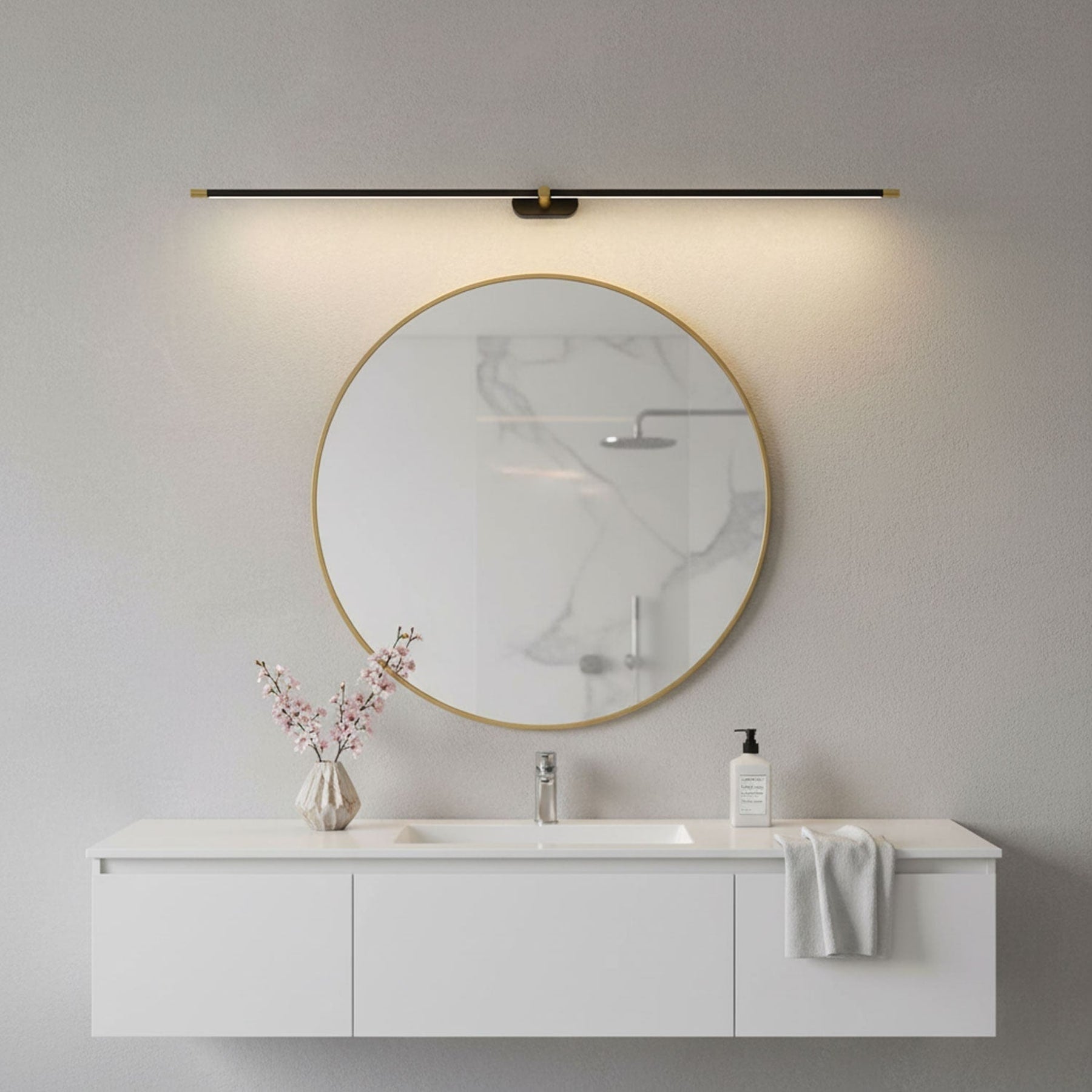 Minimalist Metal Wall Light With Adjustable Color Temperature — Greenwich Home & Living